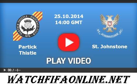 Partick Thistle vs St Johnstone