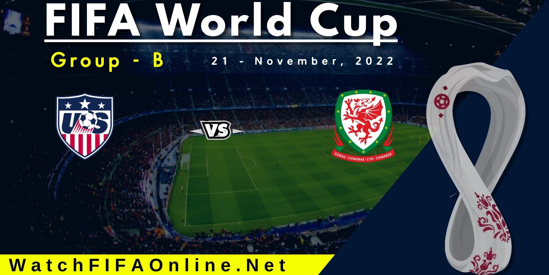 USA Vs Wales Live Stream 2022 | FIFA